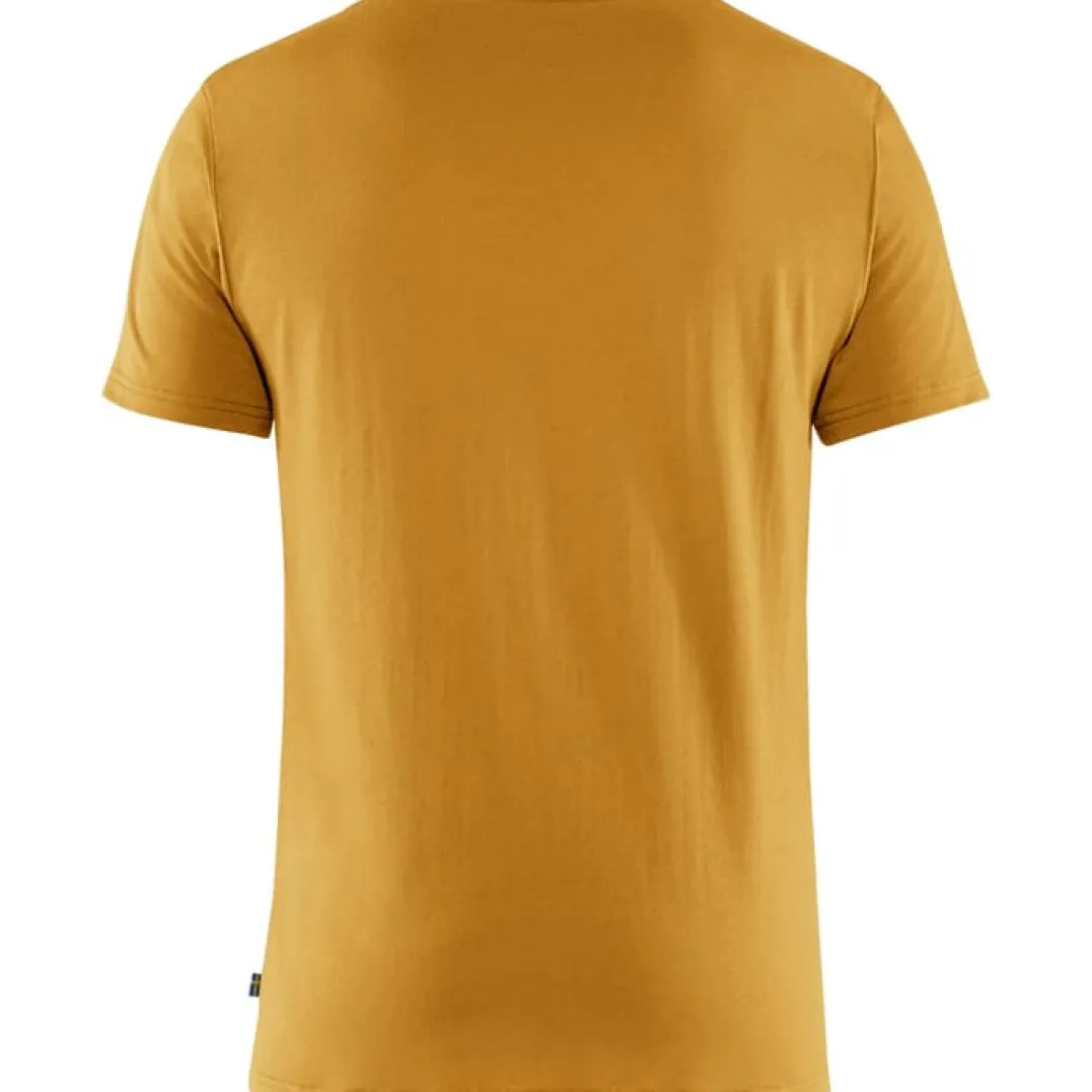 Fjällräven Men's Fjällräven Logo T-shirt Ochre