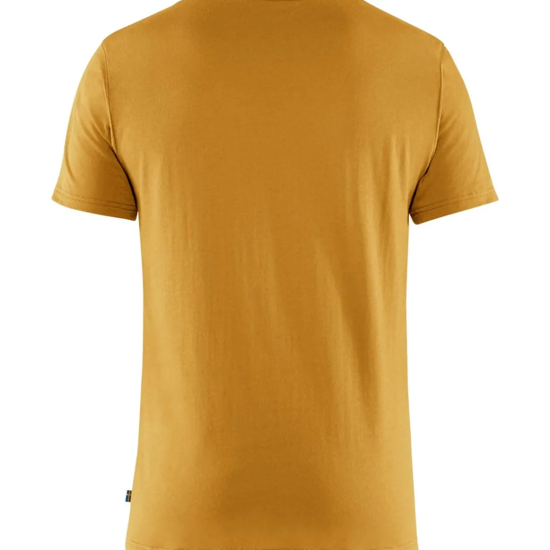 Fjällräven Men's Fjällräven Logo T-shirt Ochre