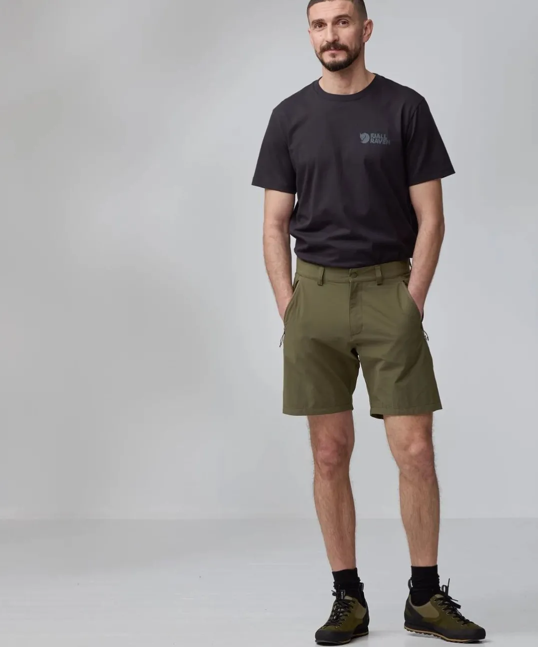 Fjällräven Men's High Coast Pack Shorts Laurel Green