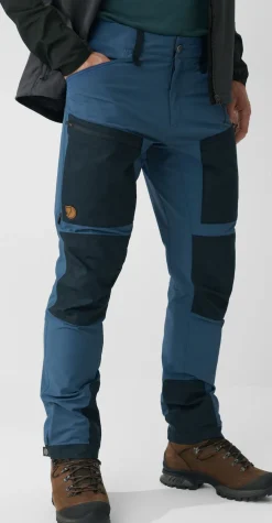 Fjällräven Men's Keb Agile Trousers Suede Brown-dark Olive
