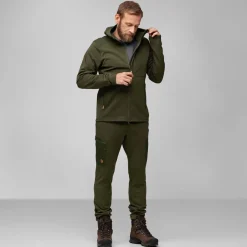 Fjällräven Men's Keb Fleece Hoodie Deep Forest