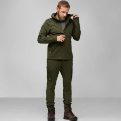 Fjällräven Men's Keb Fleece Hoodie Deep Forest