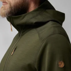 Fjällräven Men's Keb Fleece Hoodie Deep Forest