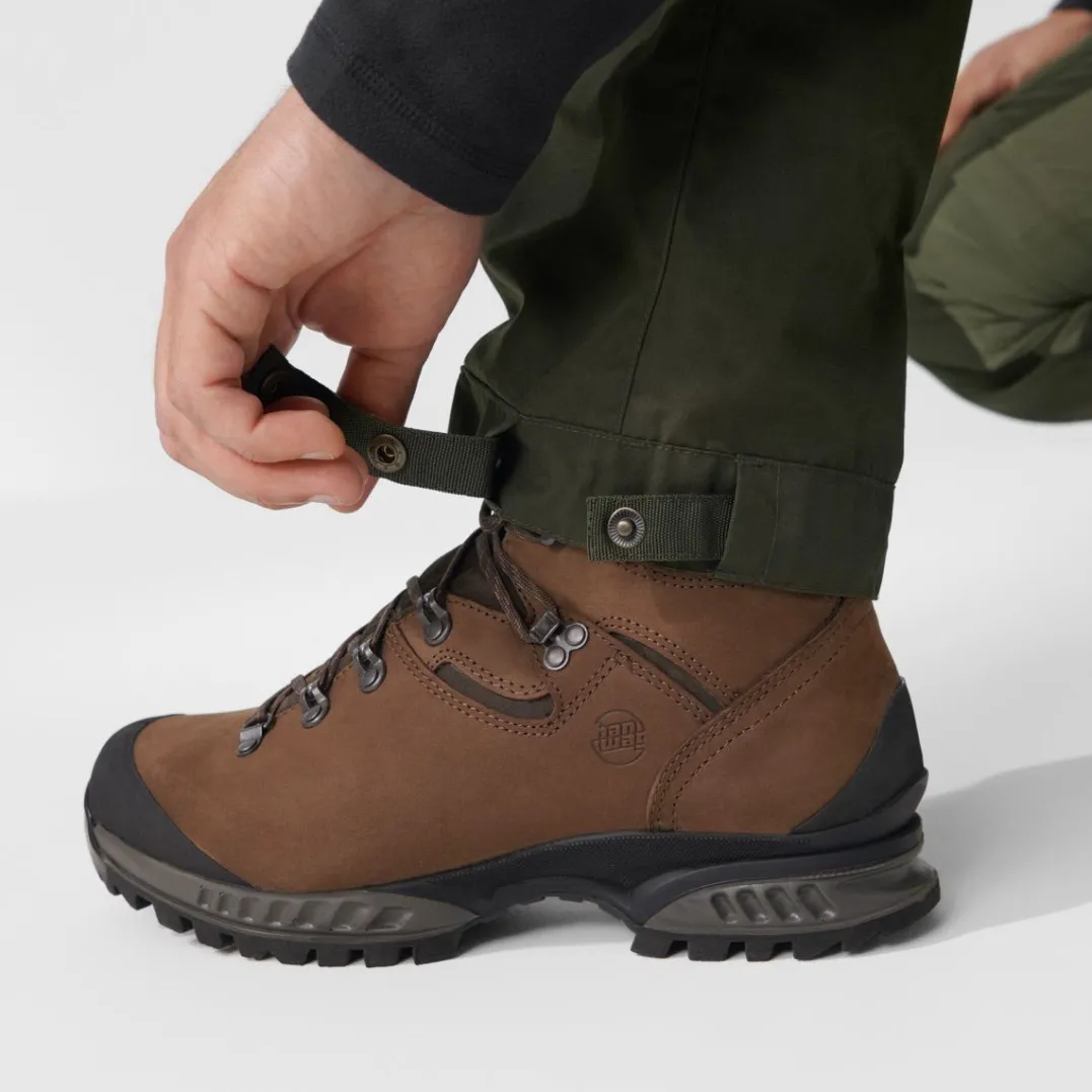 Fjällräven Men's Keb Gaiter Trousers Long Black/Stone Grey