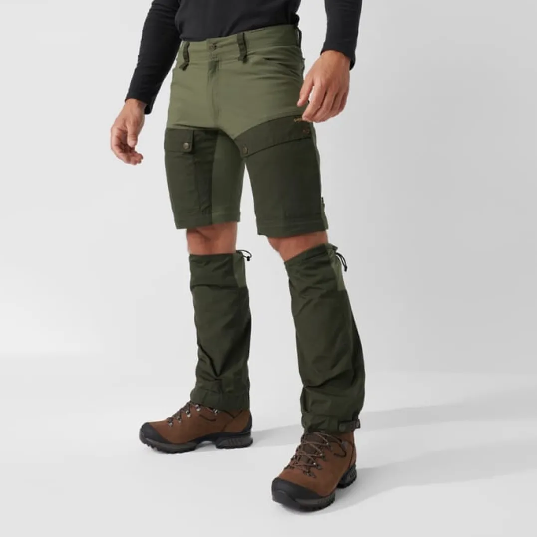 Fjällräven Men's Keb Gaiter Trousers Long Black/Stone Grey
