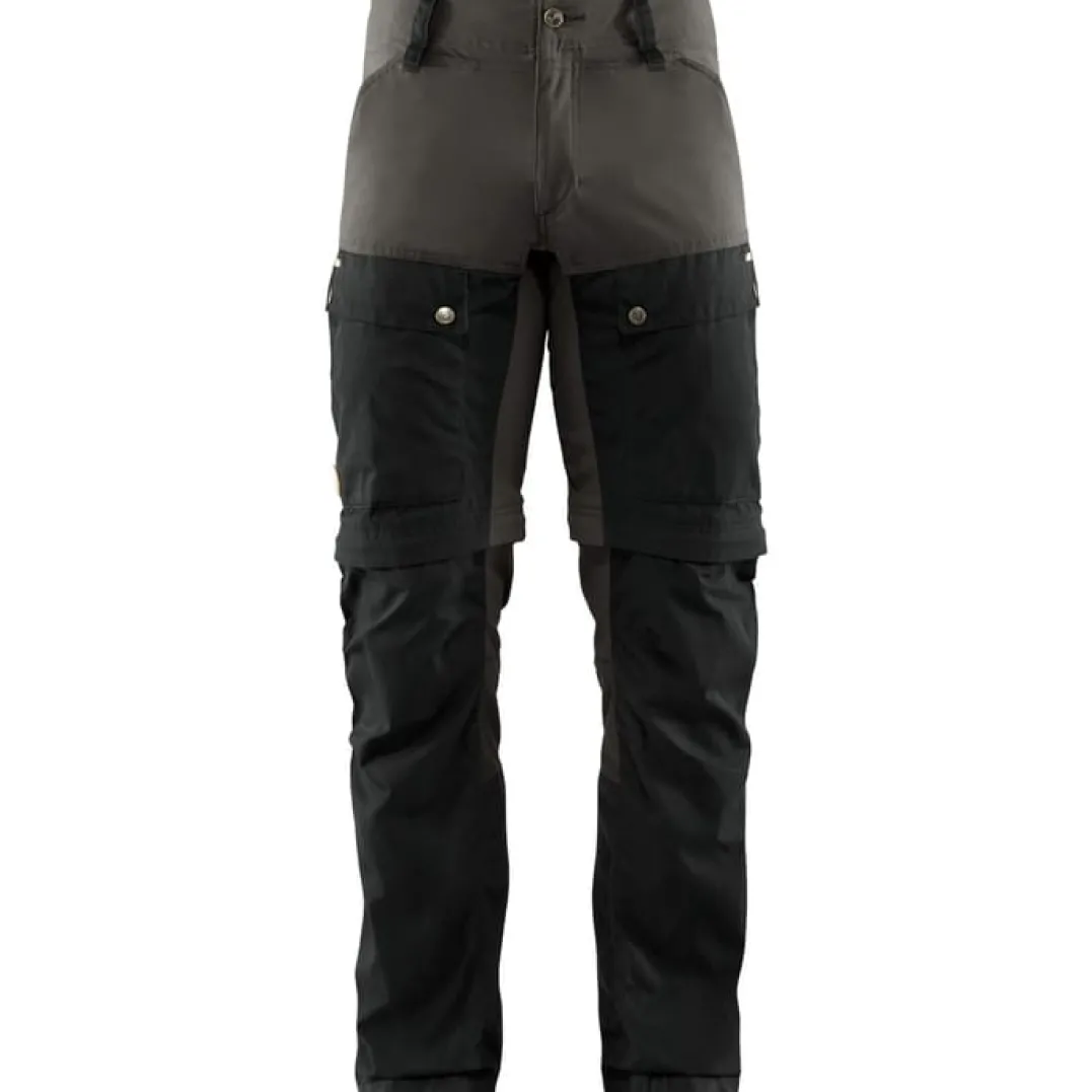 Fjällräven Men's Keb Gaiter Trousers Long Black/Stone Grey