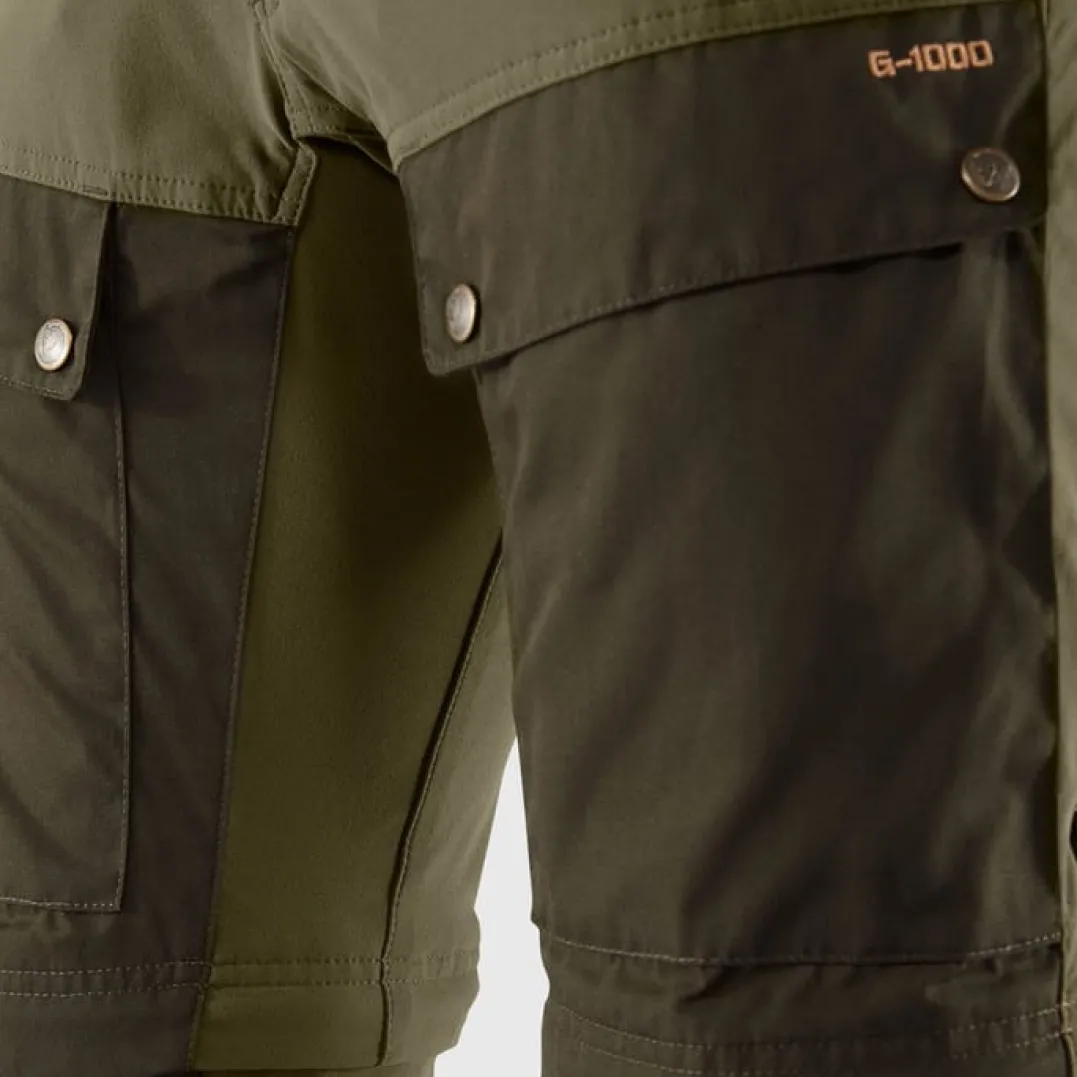 Fjällräven Men's Keb Gaiter Trousers Long Black/Stone Grey