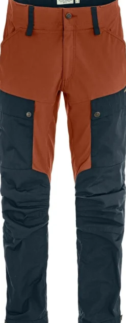 Fjällräven Men's Keb Trousers Dark Navy/Autumn Leaf