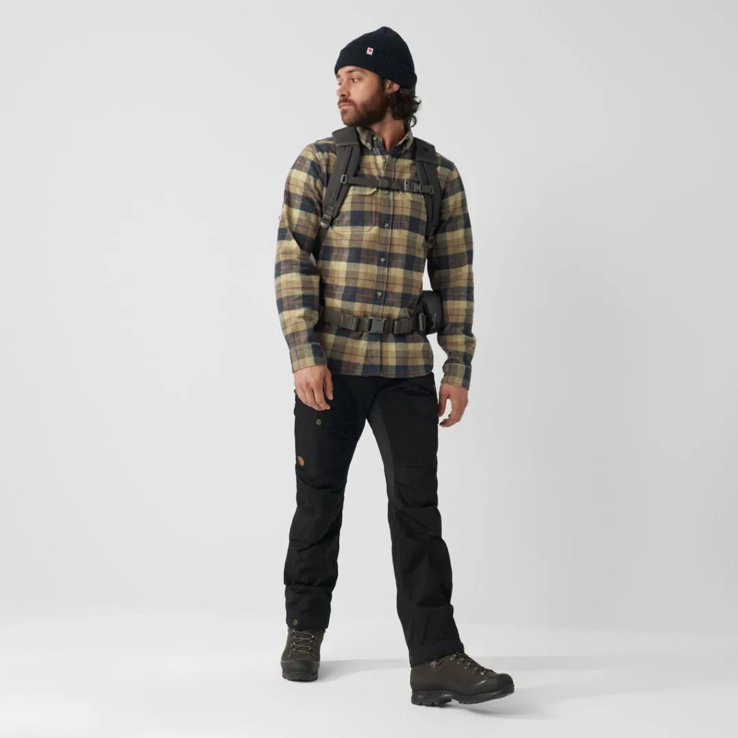 Fjällräven Men's Singi Heavy Flannel Shirt Autumn Leaf/Dark Navy