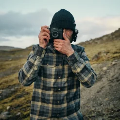 Fjällräven Men's Singi Heavy Flannel Shirt Autumn Leaf/Dark Navy
