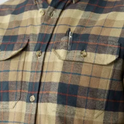 Fjällräven Men's Singi Heavy Flannel Shirt Autumn Leaf/Dark Navy
