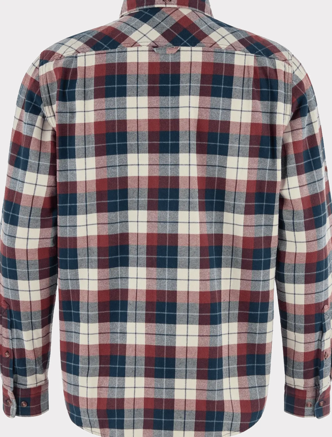Fjällräven Men's Singi Heavy Flannel Shirt Dark Navy/Maroon