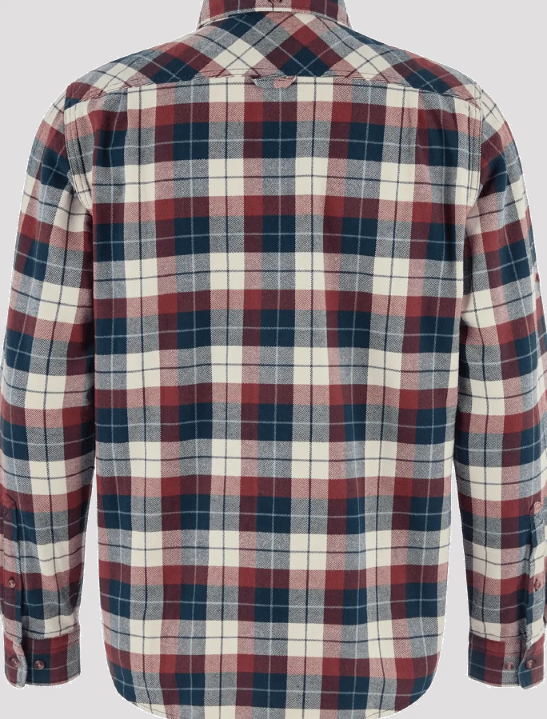 Fjällräven Men's Singi Heavy Flannel Shirt Dark Navy/Maroon