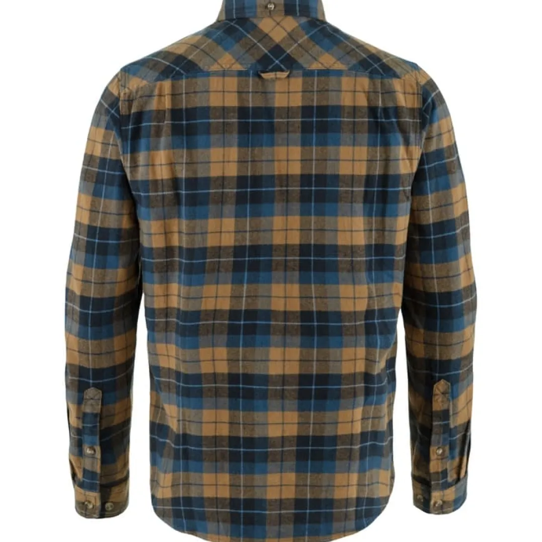 Fjällräven Men's Singi Heavy Flannel Shirt Dark Navy/Buckwheat Brown