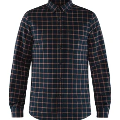 Fjällräven Men's Övik Flannel Shirt Dark Navy