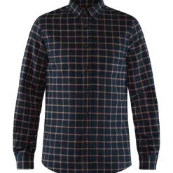 Fjällräven Men's Övik Flannel Shirt Dark Navy