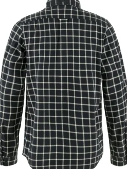 Fjällräven Men's Övik Flannel Shirt Dark Navy-Chalk White