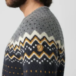 Fjällräven Men's Övik Knit Sweater Dark Navy