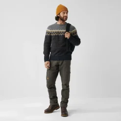 Fjällräven Men's Övik Knit Sweater Dark Navy