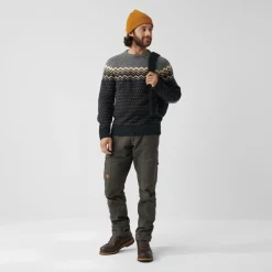 Fjällräven Men's Övik Knit Sweater Dark Navy
