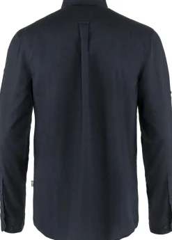 Fjällräven Men's Övik Travel Long Sleeved Shirt Dark Navy