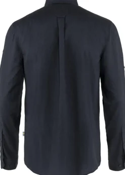 Fjällräven Men's Övik Travel Long Sleeved Shirt Dark Navy