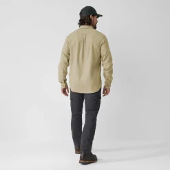 Fjällräven Men's Övik Travel Long Sleeved Shirt Dark Navy/Patina Green