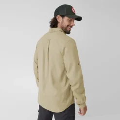 Fjällräven Men's Övik Travel Long Sleeved Shirt Dark Navy/Patina Green