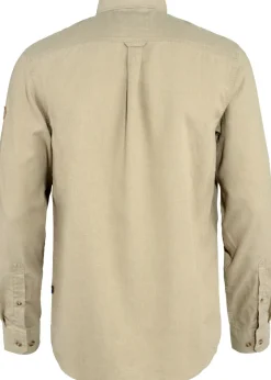 Fjällräven Men's Övik Travel Long Sleeved Shirt Sand Stone