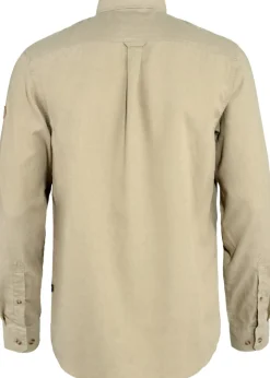 Fjällräven Men's Övik Travel Long Sleeved Shirt Sand Stone