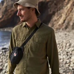 Fjällräven Men's Övik Travel Long Sleeved Shirt Sand Stone