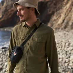 Fjällräven Men's Övik Travel Long Sleeved Shirt Sand Stone