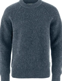Fjällräven Men's Övik Waffle Knit Navy
