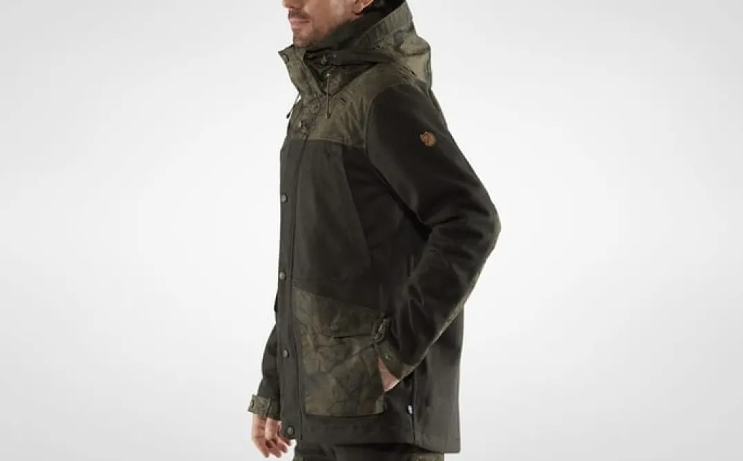 Fjällräven Men's Värmland Wool Jacket Dark Olive/Dark Olive