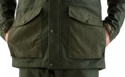 Fjällräven Men's Värmland Wool Jacket Dark Olive/Dark Olive