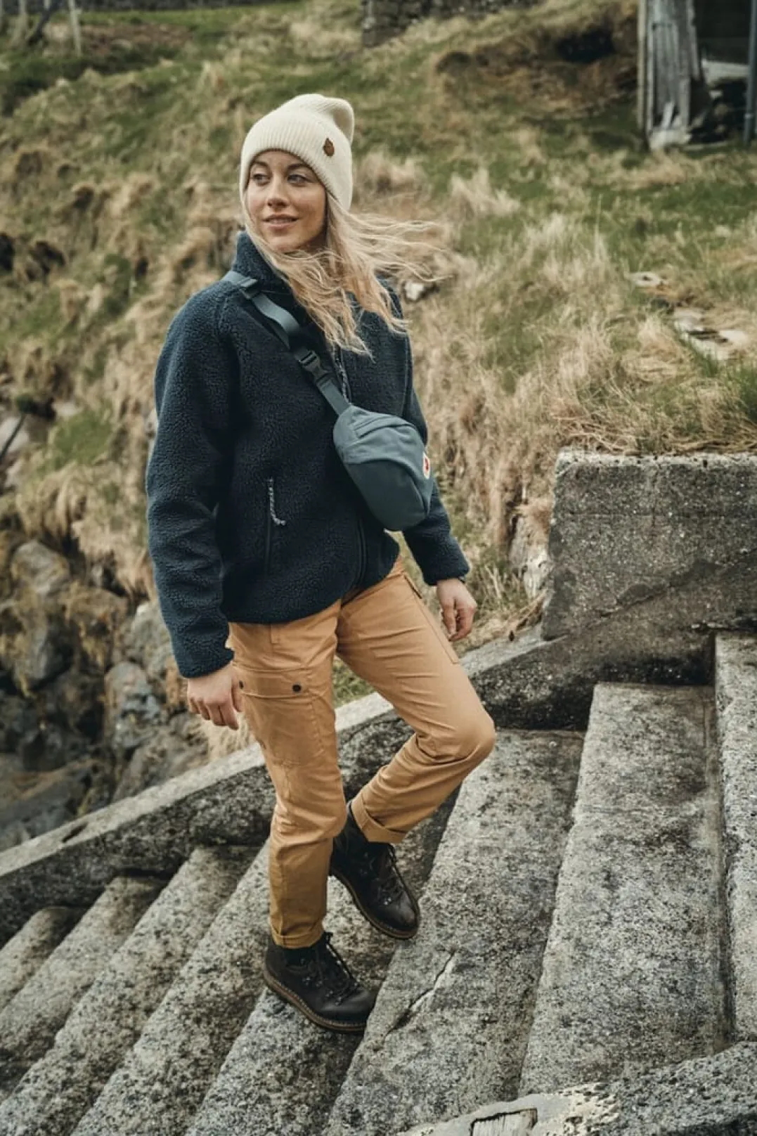Fjällräven Vardag Pile Fleece W Navy