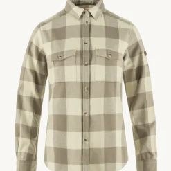 Fjällräven Övik Heavy Flannel Shirt W Fog-Chalk White