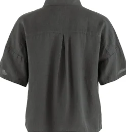 Fjällräven Övik Hemp Camp Shirt Ss W Dark Grey