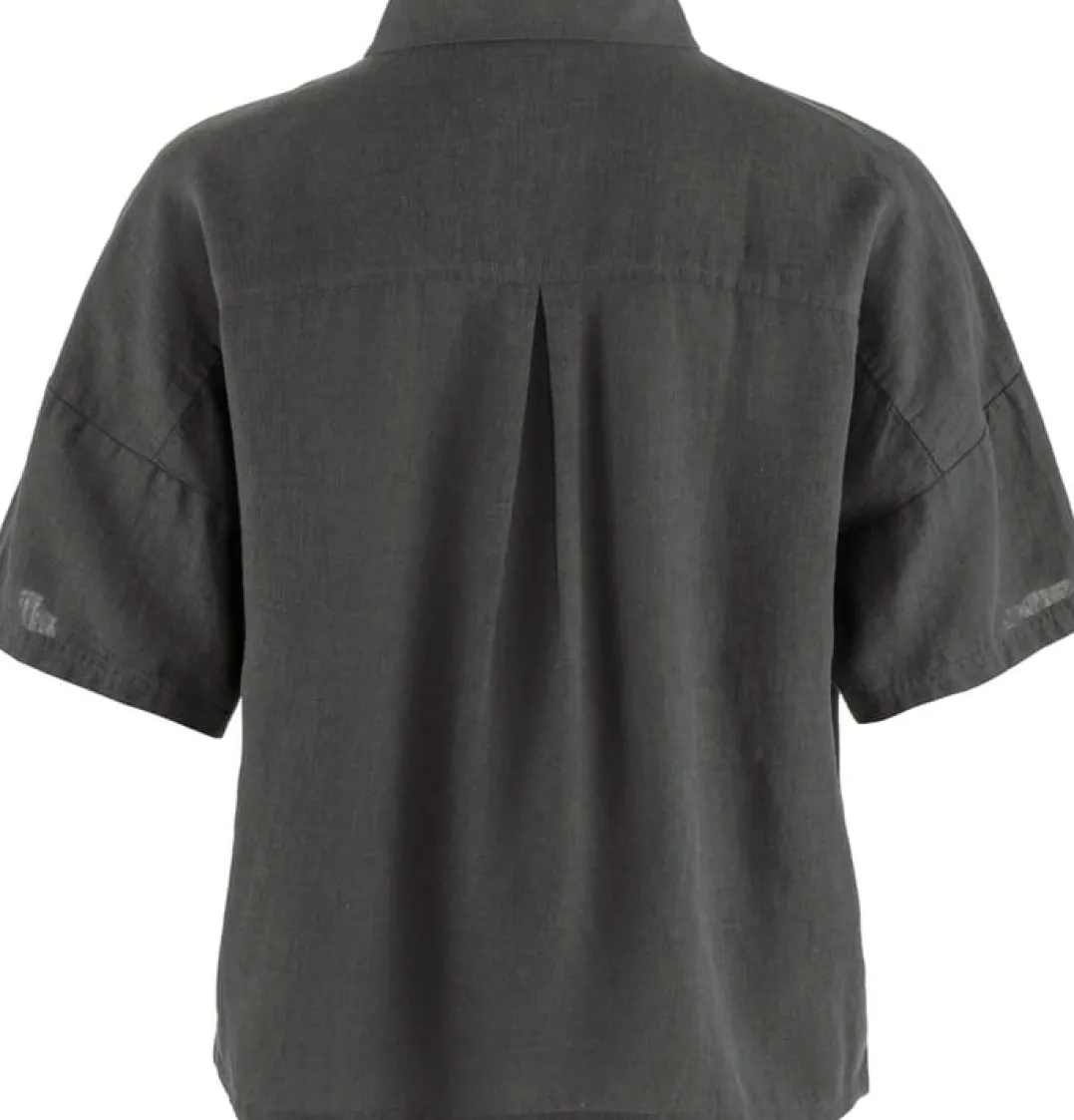 Fjällräven Övik Hemp Camp Shirt Ss W Dark Grey