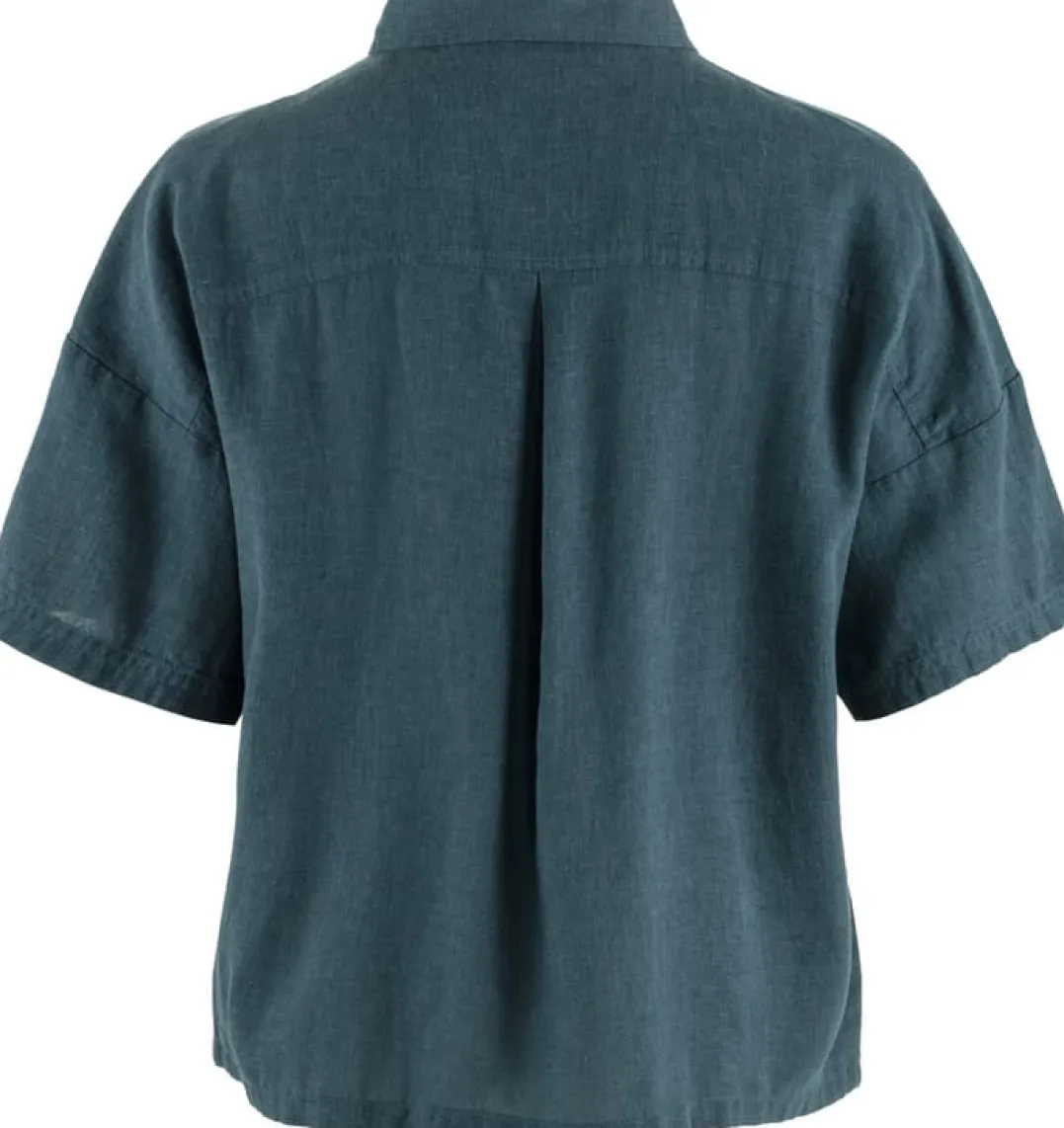 Fjällräven Övik Hemp Camp Shirt Ss W Mountain Blue