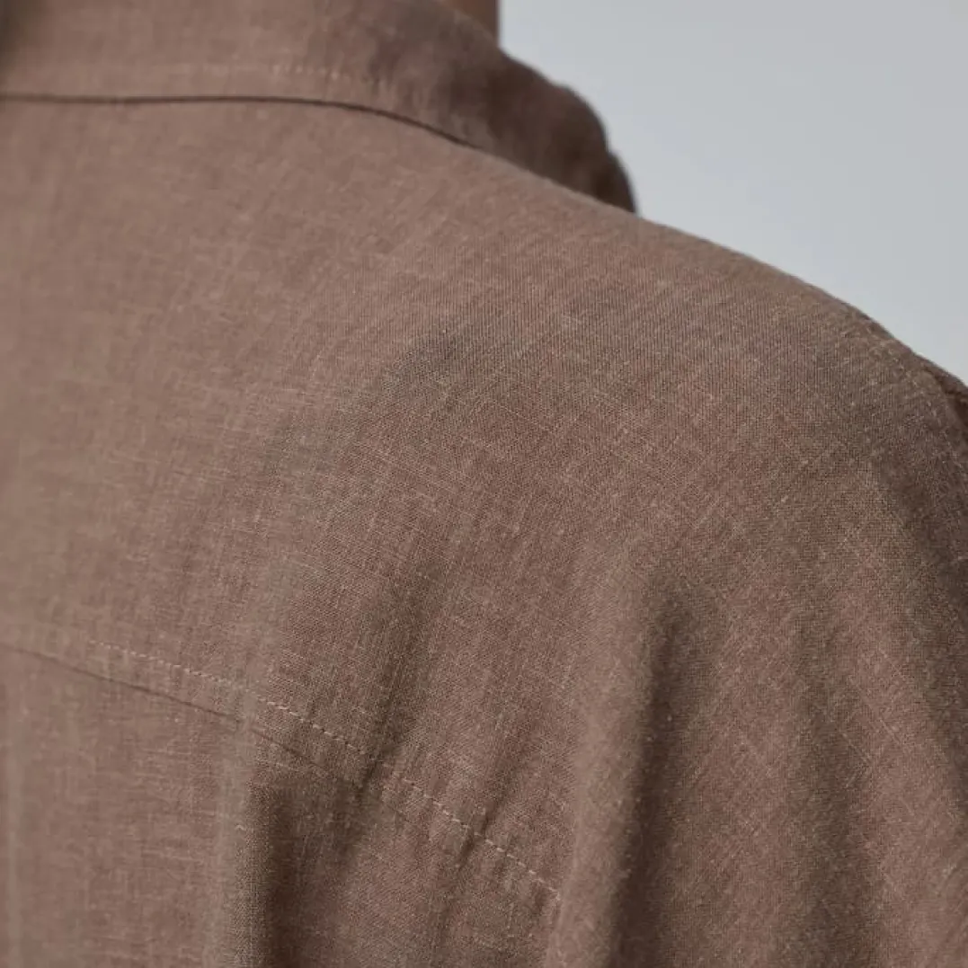 Fjällräven Övik Hemp Camp Shirt Ss W Mountain Blue