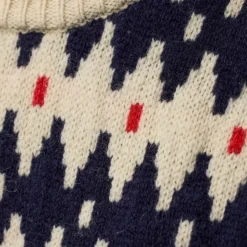 Fjällräven Övik Jacquard Knit W Light Beige-mesa Purple