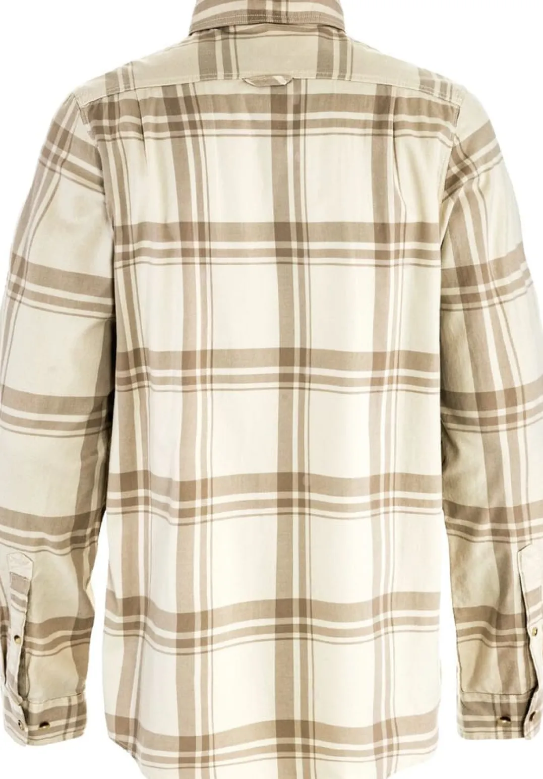 Fjällräven Övik Lite Flannel Shirt M Chalk White-fossil