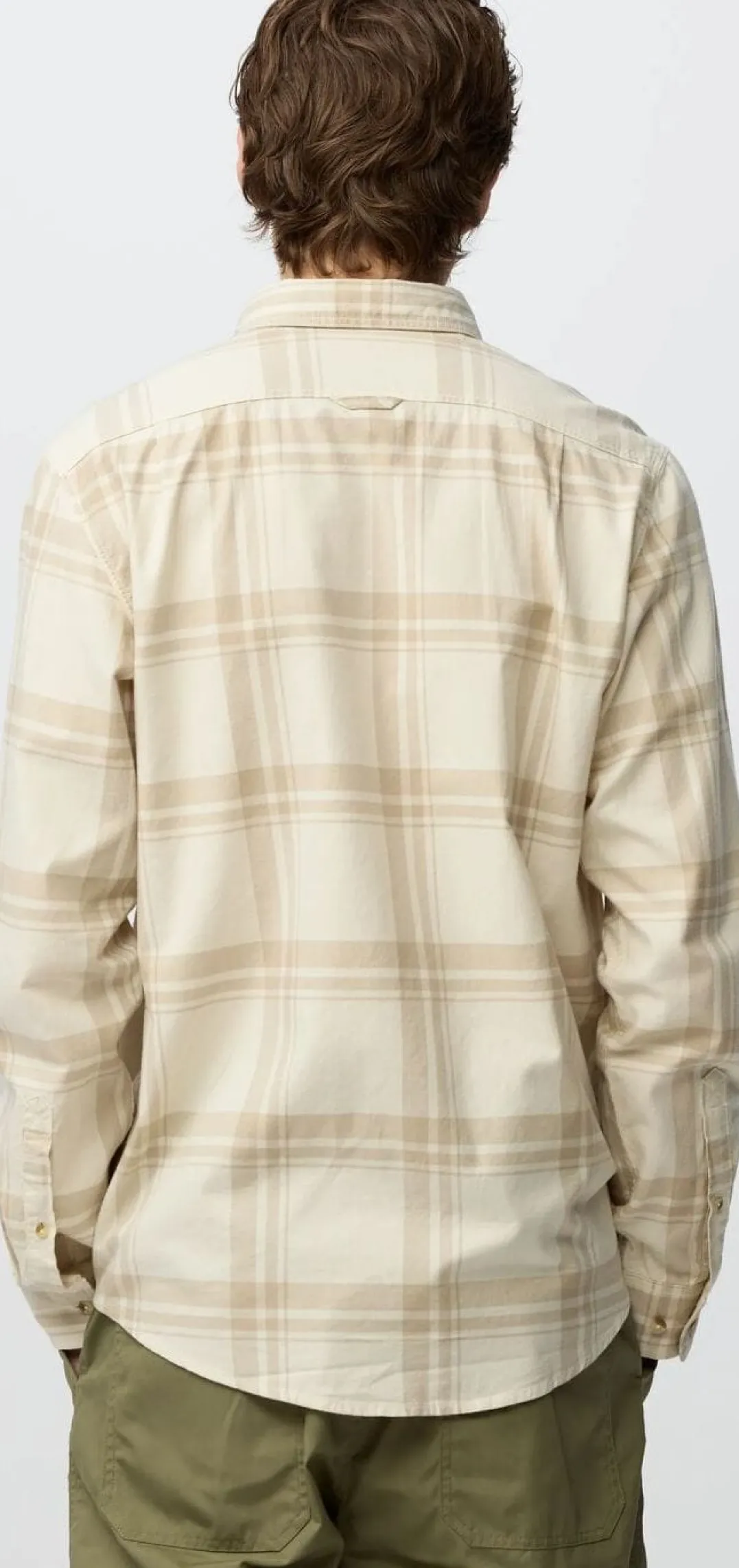 Fjällräven Övik Lite Flannel Shirt M Chalk White-fossil
