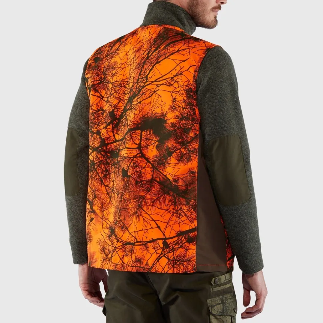 Fjällräven Värmland Vest Orange Camo