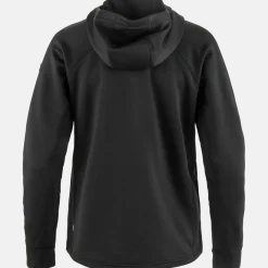 Fjällräven Women's Abisko Grid Fleece Hoodie Black