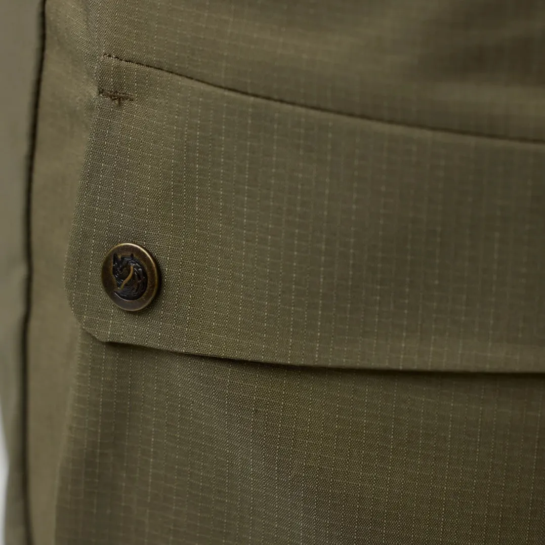 Fjällräven Women's Abisko Hybrid Trail Shorts Laurel Green