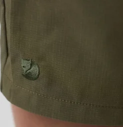 Fjällräven Women's Abisko Hybrid Trail Shorts Laurel Green
