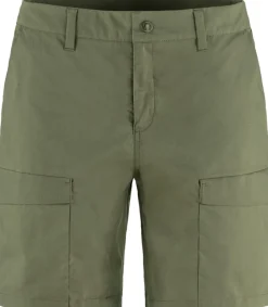 Fjällräven Women's Abisko Hybrid Trail Shorts Laurel Green