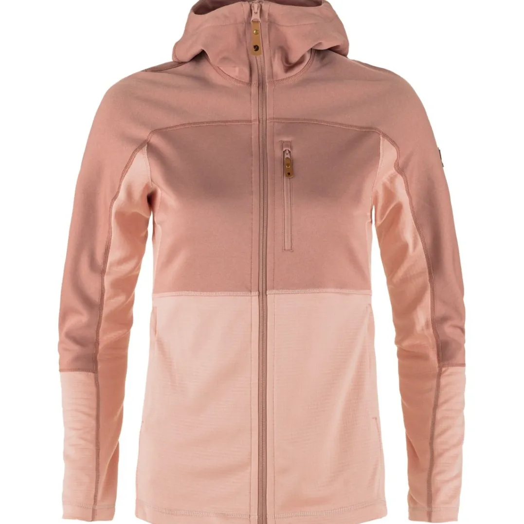 Fjällräven Women's Abisko Trail Fleece Chalk Rose/Dusty Rose